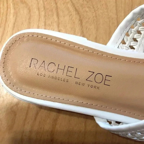 Rachel Zoe white slip on sandals. Size 9 - Picture 4 of 7